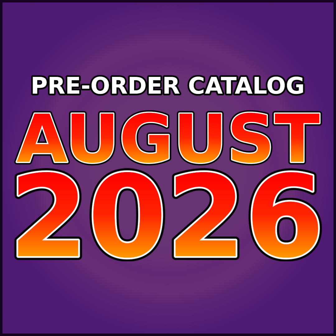 August 2026 Catalog - Pre-Order Comic Books, Graphic Novels & Manga catalog cover