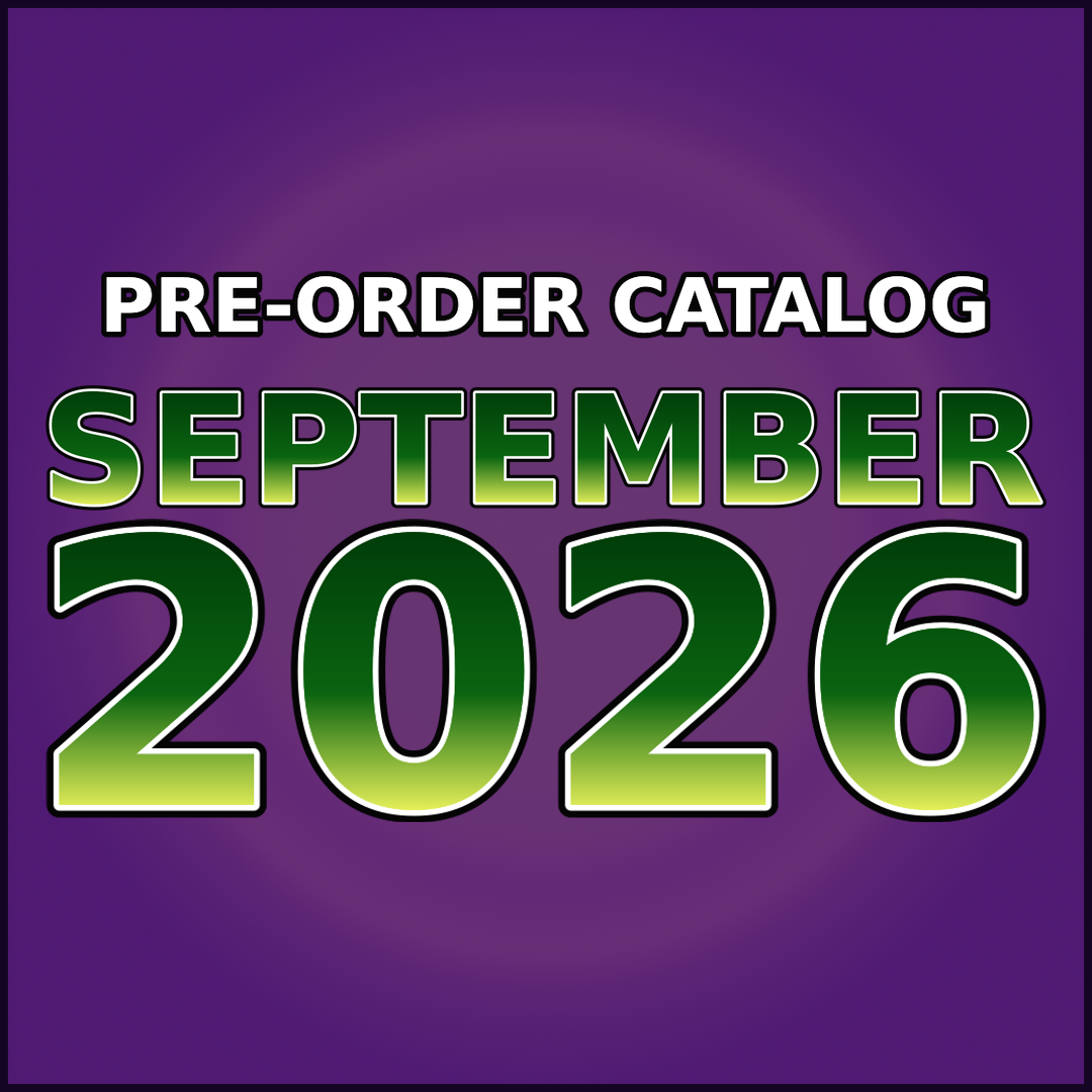 September 2026 Catalog - Pre-Order Comic Books, Graphic Novels & Manga catalog cover
