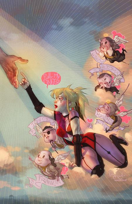 HARLEY QUINN FARTACULAR SILENT BUTT DEADLY #1 (ONE SHOT) CVR C BEN CALDWELL CARD STOCK VAR (PRE-ORDER: 03/26/2025)