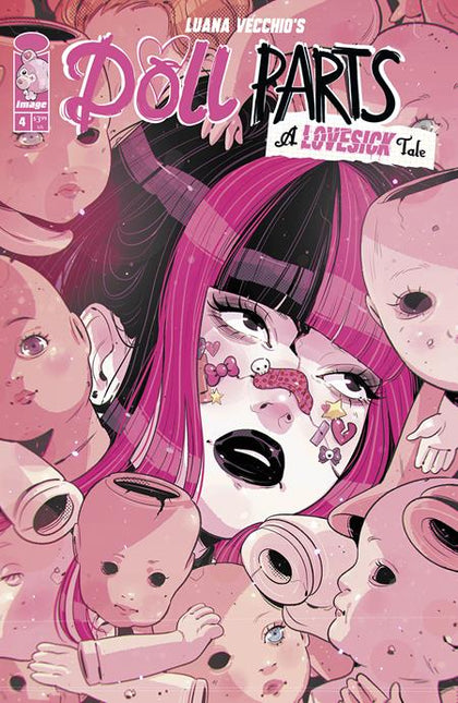 DOLL PARTS A LOVESICK TALE #4 (OF 4) CVR B LUANA VECCHIO DOLL HEADS VAR (PRE-ORDER: 03/26/2025)