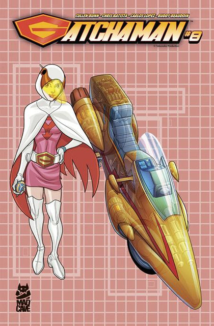 GATCHAMAN #8 CVR B CHRIS BATISTA BLUEPRINT JUN AND G-3 VAR (PRE-ORDER: 03/26/2025)