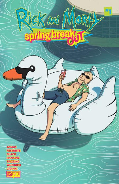 RICK AND MORTY SPRING BREAK OUT #1 (ONE SHOT) CVR B ANGELA TRIZZINO VAR (PRE-ORDER: 03/05/2025)