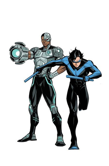 NEW TITANS #33 CVR F SAMI BASRI CORNER BOX SPOT FOIL VAR (PRE-ORDER: 03/18/2026)