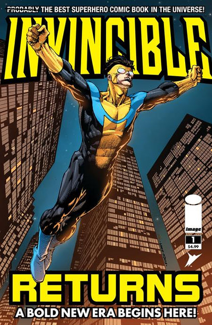 INVINCIBLE RETURNS FACSIMILE EDITION #1 CVR A DAVID FINCH & FCO PLASCENCIA (PRE-ORDER: 03/25/2026)