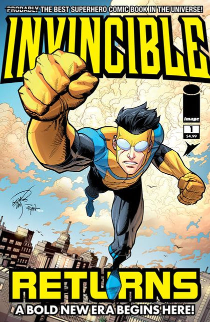 INVINCIBLE RETURNS FACSIMILE EDITION #1 CVR B ERIK LARSEN & RYAN OTTLEY VAR (PRE-ORDER: 03/25/2026)