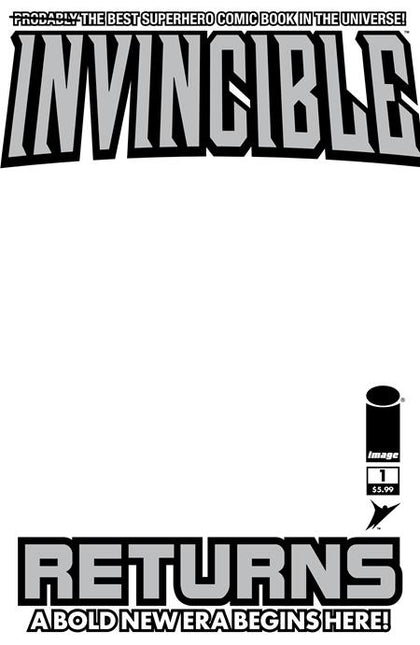 INVINCIBLE RETURNS FACSIMILE EDITION #1 CVR D BLANK SKETCH VAR (PRE-ORDER: 03/25/2026)