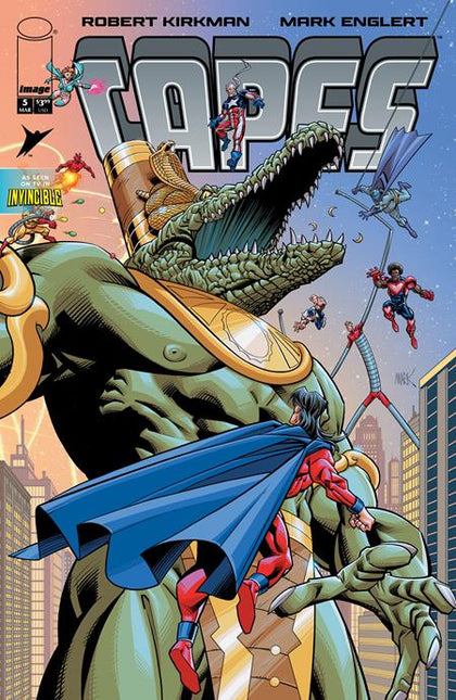 INVINCIBLE UNIVERSE CAPES #5 CVR B MARK ENGLERT VAR (PRE-ORDER: 03/25/2026)