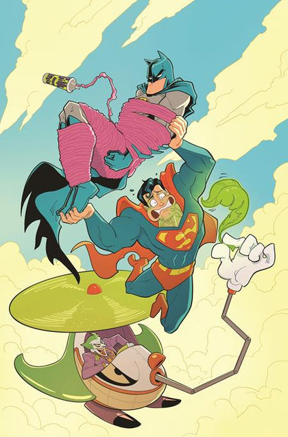 BATMAN SUPERMAN WORLDS FINEST #38 CVR D BRANDT & STEIN APRIL FOOLS CARD STOCK VAR (WE ARE YESTERDAY) (PRE-ORDER: 04/16/2025)