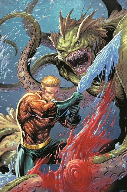 AQUAMAN #4 CVR D TYLER KIRKHAM CARD STOCK VAR (PRE-ORDER: 04/09/2025)