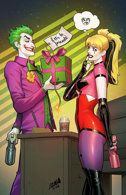 HARLEY QUINN #50 CVR D DAVID NAKAYAMA APRIL FOOLS CARD STOCK VAR (PRE-ORDER: 04/23/2025)