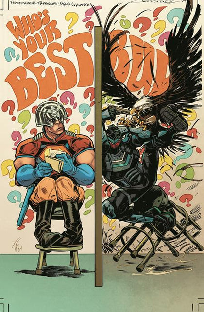 PEACEMAKER PRESENTS THE VIGILANTE EAGLY DOUBLE FEATURE #2 (OF 5) CVR B TOM FOWLER CARD STOCK VAR (PRE-ORDER: 04/23/2025)