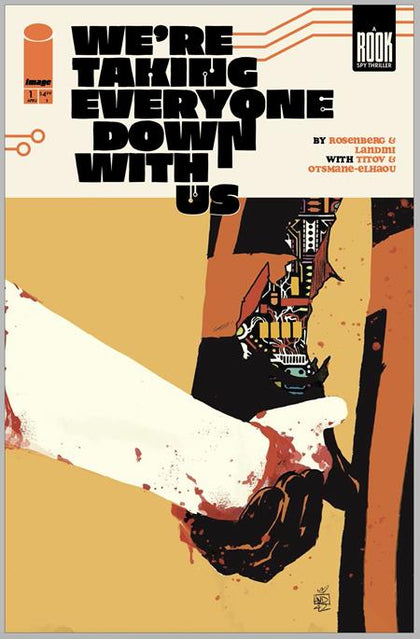 WERE TAKING EVERYONE DOWN WITH US #1 (OF 6) 2ND PTG CVR A STEFANO LANDINI (PRE-ORDER: 04/30/2025)