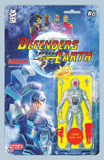 DEFENDERS OF THE EARTH #6 (OF 8) CVR B DJORDJE DJOKOVIC ACTION FIGURE VAR (PRE-ORDER: 04/09/2025)