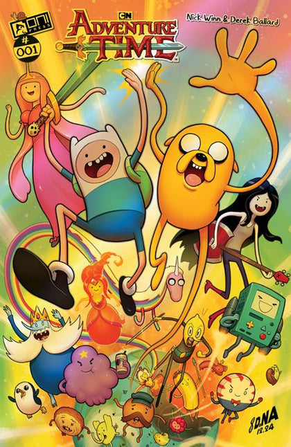 ADVENTURE TIME (2025) #1 CVR G DAVID NAKAYAMA GOLD FOIL VAR (PRE-ORDER: 04/09/2025)