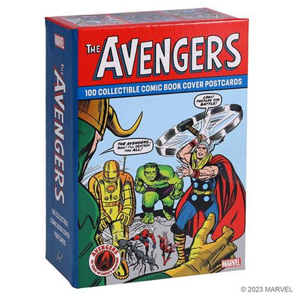 MARVEL AVENGERS 100 COLLECTIBLE COMIC BOOK COVER POSTCARDS Previously Offered thru Other Distributors (PRE-ORDER: 04/22/2026)