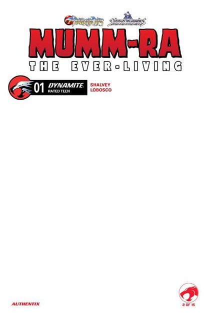 MUMMRA THE EVERLIVING #1 CVR F BLANK AUTHENTIX VAR (PRE-ORDER: 04/15/2026)
