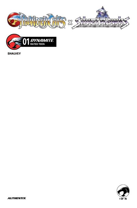 THUNDERCATS X SILVERHAWKS #1 CVR F BLANK AUTHENTIX VAR (PRE-ORDER: 04/08/2026)