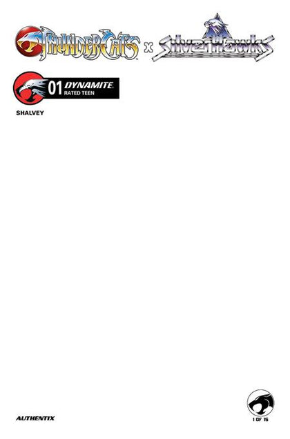 THUNDERCATS X SILVERHAWKS #1 CVR F BLANK AUTHENTIX VAR (PRE-ORDER: 04/08/2026)