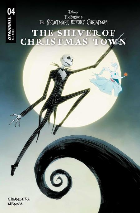 TIM BURTONS THE NIGHTMARE BEFORE CHRISTMAS THE SHIVER OF CHRISTMAS TOWN #4 CVR A JAE LEE