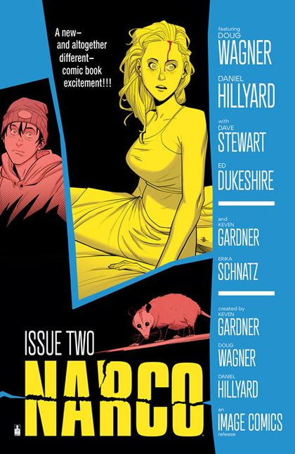 NARCO #2 (OF 5) CVR B DANIEL HILLYARD & DAVE STEWART HITCHCOCK HOMAGE VAR (PRE-ORDER: 04/15/2026)