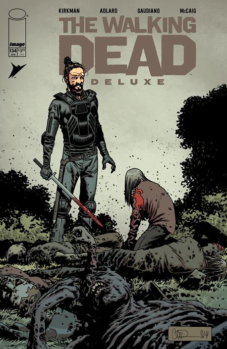 WALKING DEAD DELUXE #134 CVR B CHARLIE ADLARD & MAVE MCCAIG VAR (PRE-ORDER: 04/01/2026)