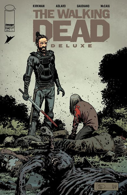 WALKING DEAD DELUXE #134 CVR B CHARLIE ADLARD & MAVE MCCAIG VAR (PRE-ORDER: 04/01/2026)
