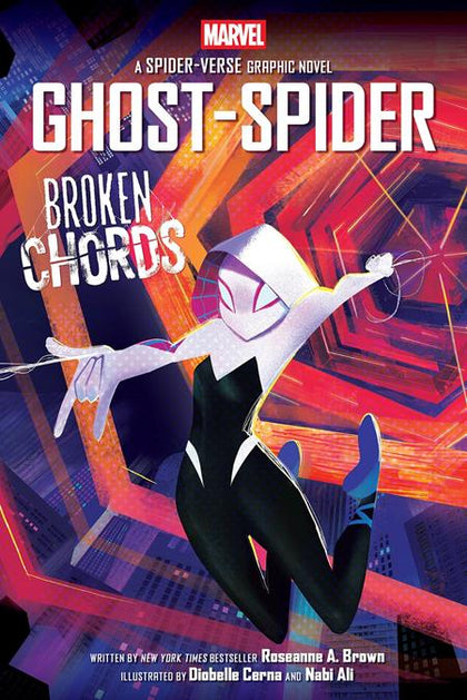 GHOST-SPIDER BROKEN CHORDS TP AN ORIGINAL SPIDER-GWEN GRAPHIC NOVEL (PRE-ORDER: 04/08/2026)