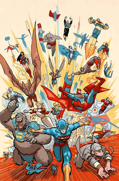 SUPERMAN #26 CVR E RILEY ROSSMO SUPERSMASH-UP CARD STOCK VAR (PRE-ORDER: 05/28/2025)