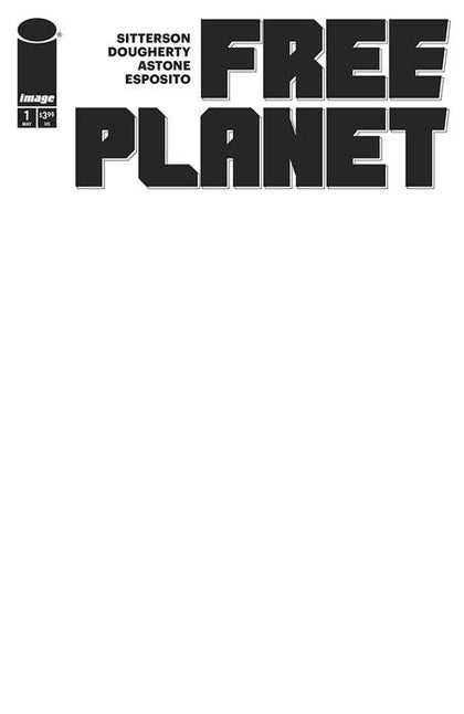 FREE PLANET #1 CVR C BLANK SKETCH VAR (PRE-ORDER: 05/07/2025)