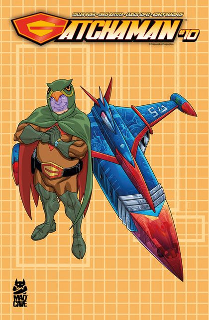 GATCHAMAN #10 CVR B CHRIS BATISTA BLUEPRINT RYU AND G-5 VAR (PRE-ORDER: 05/28/2025)