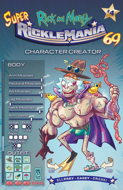 RICK AND MORTY RICKLEMANIA #4 (OF 4) CVR B FRED C STRESING VAR (PRE-ORDER: 05/28/2025)