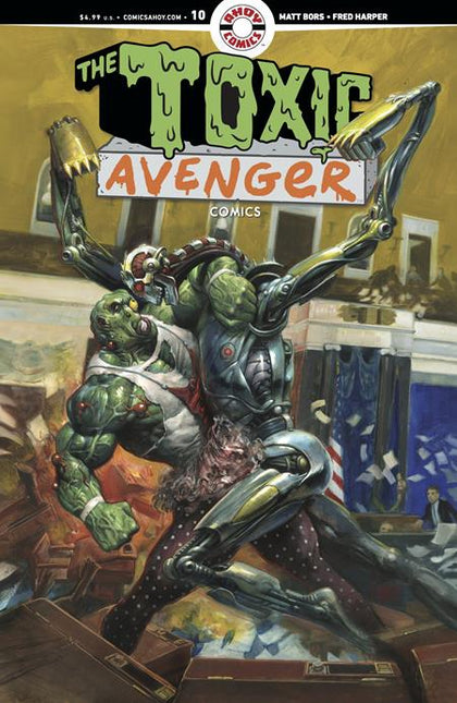 TOXIC AVENGER COMICS #10 CVR A FRED HARPER (PRE-ORDER: 05/27/2026)