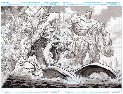 OLYMPUS SAGA MEGALITH #1 (OF 4) CVR D LEWIS LAROSA ORIGINAL ART EDITION 1 VAR (PRE-ORDER: 05/13/2026)