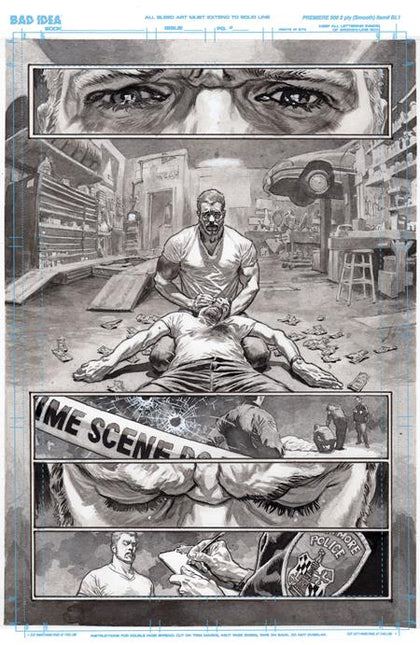 OLYMPUS SAGA MEGALITH #1 (OF 4) CVR J LEWIS LAROSA ORIGINAL ART EDITION 7 VAR (PRE-ORDER: 05/13/2026)