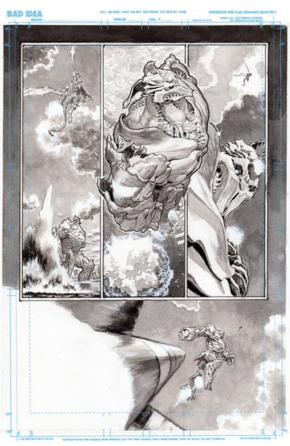 OLYMPUS SAGA MEGALITH #1 (OF 4) CVR N LEWIS LAROSA ORIGINAL ART EDITION 11 VAR (PRE-ORDER: 05/13/2026)