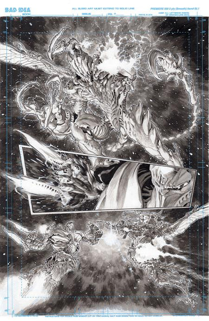 OLYMPUS SAGA MEGALITH #1 (OF 4) CVR P LEWIS LAROSA ORIGINAL ART EDITION 13 VAR (PRE-ORDER: 05/13/2026)
