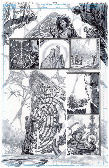 OLYMPUS SAGA MEGALITH #1 (OF 4) CVR X LEWIS LAROSA ORIGINAL ART EDITION 21 VAR (PRE-ORDER: 05/13/2026)