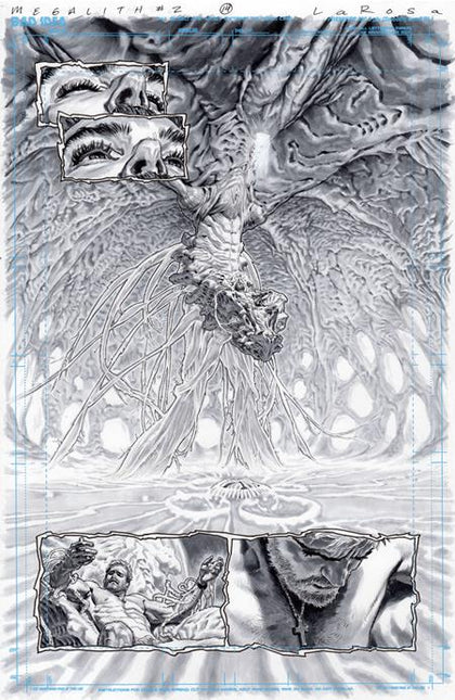OLYMPUS SAGA MEGALITH #1 (OF 4) CVR Z LEWIS LAROSA ORIGINAL ART EDITION 23 VAR (PRE-ORDER: 05/13/2026)