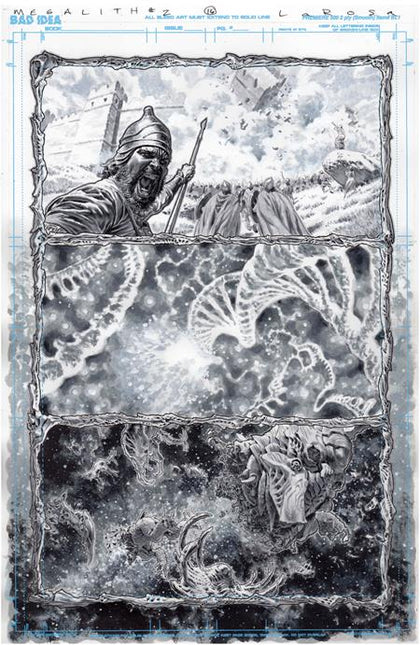 OLYMPUS SAGA MEGALITH #1 (OF 4) CVR AB LEWIS LAROSA ORIGINAL ART EDITION 25 VAR (PRE-ORDER: 05/13/2026)