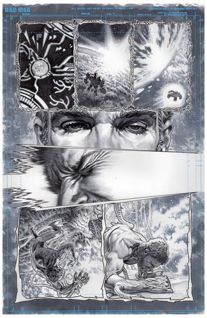OLYMPUS SAGA MEGALITH #1 (OF 4) CVR AC LEWIS LAROSA ORIGINAL ART EDITION 26 VAR (PRE-ORDER: 05/13/2026)