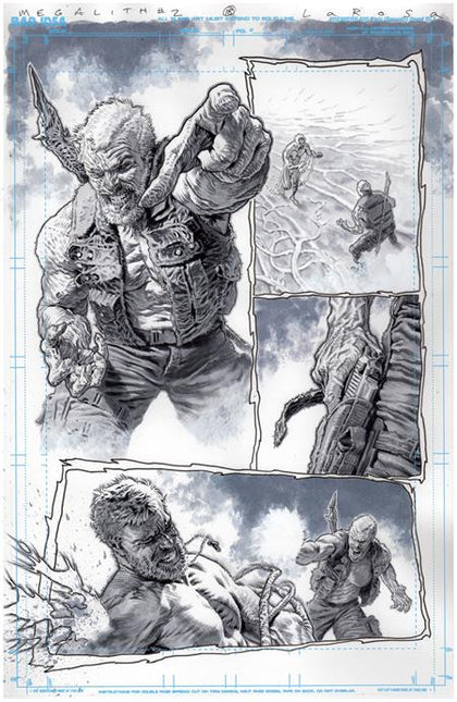 OLYMPUS SAGA MEGALITH #1 (OF 4) CVR AD LEWIS LAROSA ORIGINAL ART EDITION 27 VAR (PRE-ORDER: 05/13/2026)