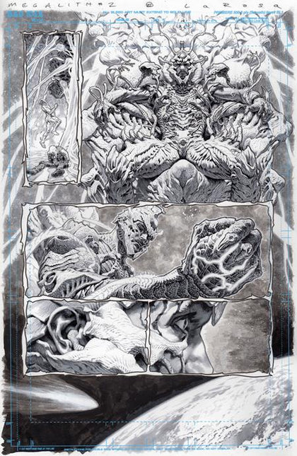 OLYMPUS SAGA MEGALITH #1 (OF 4) CVR AF LEWIS LAROSA ORIGINAL ART EDITION 29 VAR (PRE-ORDER: 05/13/2026)