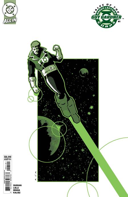 TALES OF THE GREEN LANTERN CORPS GUY GARDNER #1 (ONE SHOT) CVR B DAVID AJA CARD STOCK VAR