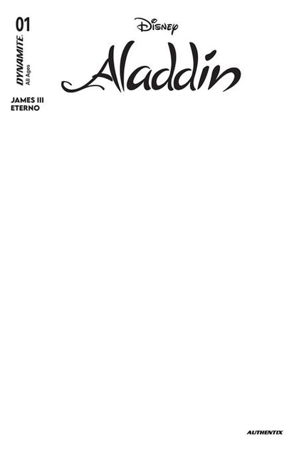 ALADDIN #1 CVR E BLANK AUTHENTIX VAR (PRE-ORDER: 05/06/2026)