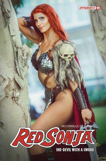 RED SONJA SHE DEVIL WITH A SWORD #1 CVR E WOMAN OF WONDER COSPLAY VAR (PRE-ORDER: 05/06/2026)
