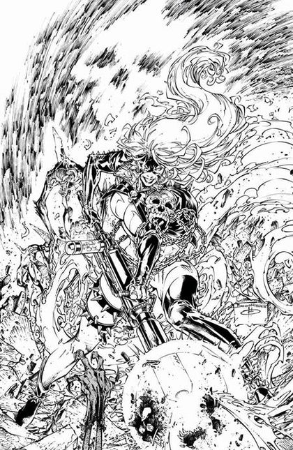 SHESPAWN #1 (OF 5) CVR E BRETT BOOTH B&W VAR (PRE-ORDER: 05/06/2026)
