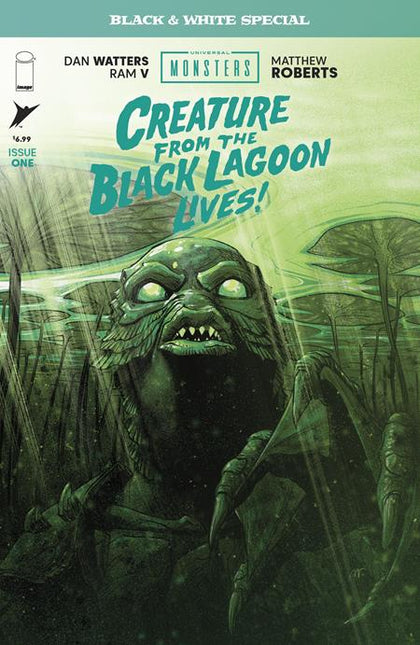 UNIVERSAL MONSTERS CREATURE FROM THE BLACK LAGOON LIVES BLACK & WHITE SPECIAL #1 (OF 2) CVR A MATTHEW ROBERTS (PRE-ORDER: 05/27/2026)
