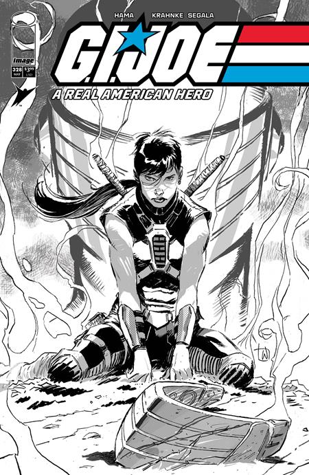 GI JOE A REAL AMERICAN HERO #328 CVR B LEE WEEKS B&W VAR (PRE-ORDER: 05/13/2026)
