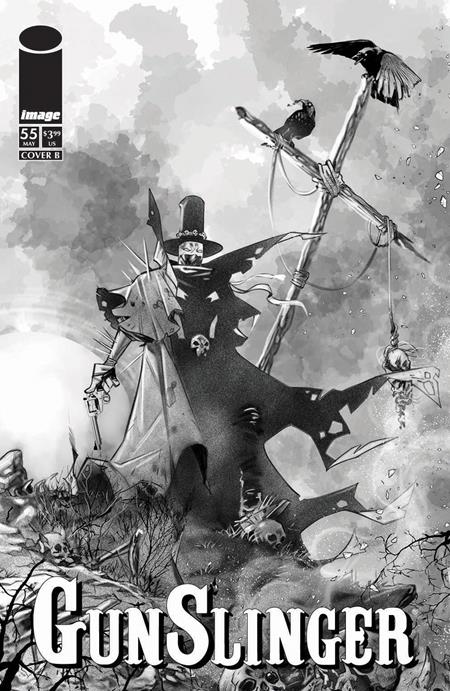 GUNSLINGER SPAWN #55 CVR B IG GUARA B&W VAR (PRE-ORDER: 05/20/2026)