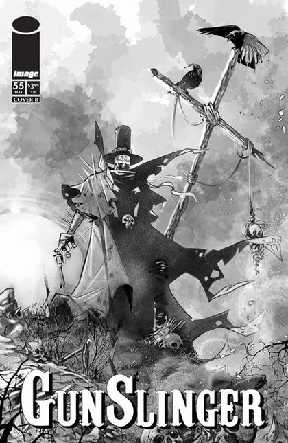 GUNSLINGER SPAWN #55 CVR B IG GUARA B&W VAR (PRE-ORDER: 05/20/2026)